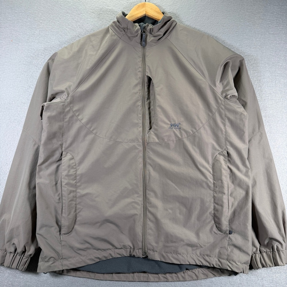 Helly Hansen Mens Lightweight Full Zip Jacket Beige Size L Outdoor Outterwear‎